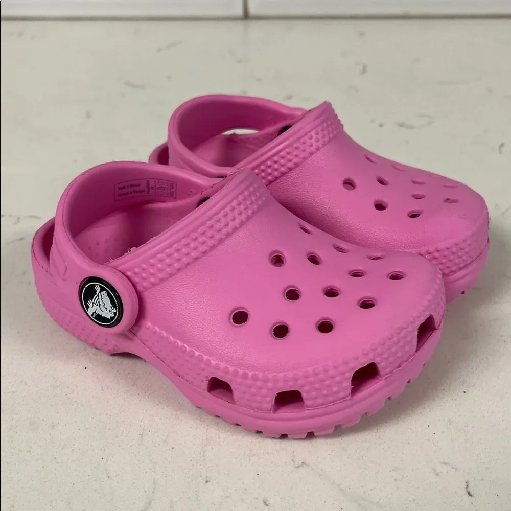 Toddler CROCS LITTLES™ CLOGS Size 5 Pink